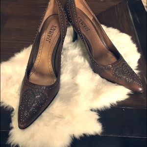 Franco Sarto Brown High Heels
